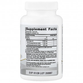 Nordic Naturals, ProOmega® 2000, лимон, 60 мягких таблеток (1075 мг на мягкий гель) в Москве - eco-herb.ru | фото