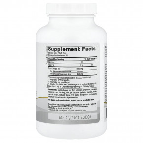 Nordic Naturals, ProOmega®, лимон, 180 мягких таблеток (640 мг на мягкий гель) в Москве - eco-herb.ru | фото