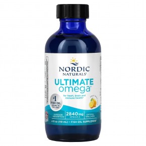 Nordic Naturals, Ultimate Omega, со вкусом лимона, 2840 мг, 119 мл (4 жидк. унции) в Москве - eco-herb.ru | фото