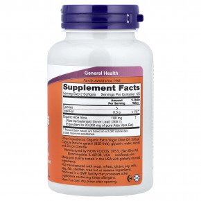 NOW Foods, алоэ вера, 250 капсул (50 мг в 1 капсуле) в Москве - eco-herb.ru | фото