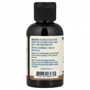 NOW Foods, Better Stevia®, жидкий подсластитель с нулевой калорийностью, французская ваниль, 59 мл (2 жидк. унции) в Москве - eco-herb.ru | фото