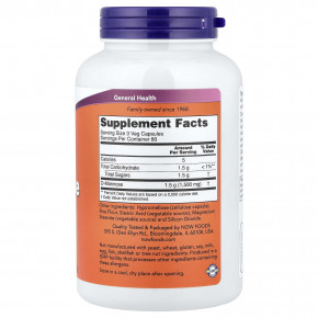 NOW Foods, D-манноза, 500 мг, 240 растительных капсул в Москве - eco-herb.ru | фото