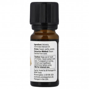 NOW Foods, Эфирные масла, 100% чистый ветивер, 10 мл (1/3 жидк. унц.) в Москве - eco-herb.ru | фото