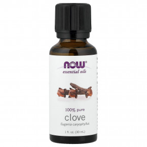 NOW Foods, Эфирные масла, гвоздика, 30 мл (1 жидкая унция) - подробнее NOW Foods, Эфирные масла, гвоздика, 30 мл (1 жидкая унция) - описание