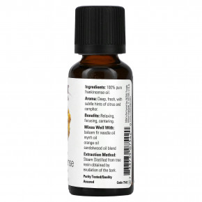 NOW Foods, Эфирные масла, ладан, 30 мл (1 жидк. унция) в Москве - eco-herb.ru | фото