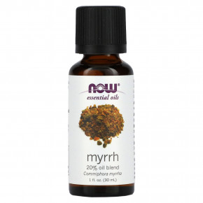 NOW Foods, Эфирные масла, мирра, 30 мл (1 жидк. унц.) - описание | фото