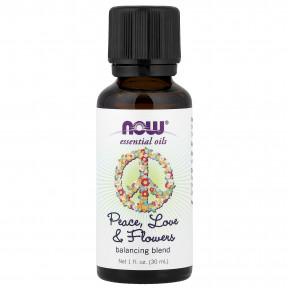NOW Foods, Эфирные масла, Peace, Love & Flowers, 1 fl. унция (30 мл) - подробнее NOW Foods, Эфирные масла, Peace, Love & Flowers, 1 fl. унция (30 мл) - описание