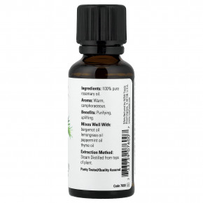 NOW Foods, эфирные масла, розмарин, 30 мл (1 жидк. унция) в Москве - eco-herb.ru | фото