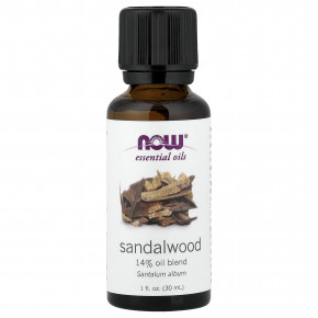 NOW Foods, Эфирные масла, сандаловое дерево, 30 мл (1 жидкая унция) - подробнее NOW Foods, Эфирные масла, сандаловое дерево, 30 мл (1 жидкая унция) - описание
