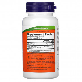 NOW Foods, Экстракт коры ивы, 100 растительных капсул (400 мг на капсулу) в Москве - eco-herb.ru | фото