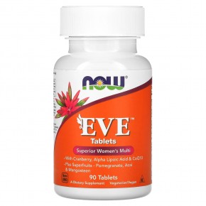 NOW Foods, Ева, улучшенные женские мультивитамины, 90 таблеток - описание