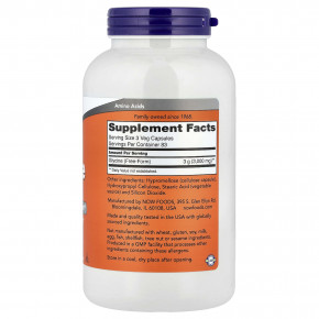 NOW Foods, Глицин, 1000 мг, 250 растительных капсул в Москве - eco-herb.ru | изображение NOW Foods, Глицин, 1000 мг, 250 растительных капсул в Москве - eco-herb.ru | фото