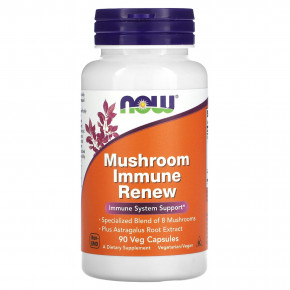NOW Foods, Immune Renew, добавка для поддержки иммунитета, 90 растительных капсул в Москве - eco-herb.ru | фото