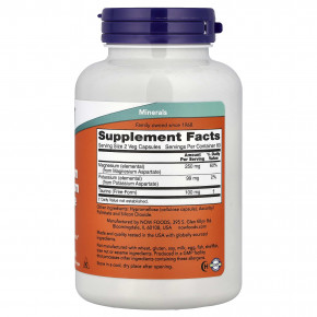 NOW Foods, магний и аспартат калия с таурином, 120 растительных капсул в Москве - eco-herb.ru | фото