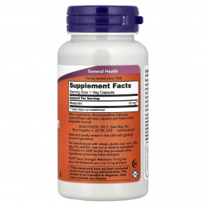 NOW Foods, мелатонин, 10 мг, 100 растительных капсул в Москве - eco-herb.ru | изображение NOW Foods, мелатонин, 10 мг, 100 растительных капсул в Москве - eco-herb.ru | фото