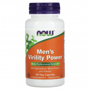 NOW Foods, Men's Virility Power, 60 растительных капсул в Москве - eco-herb.ru | фото