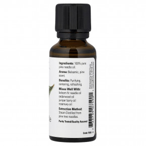 NOW Foods, на 100% чистые эфирные масла, сосновая иголка, 30 мл (1 жидк. унция) в Москве - eco-herb.ru | фото