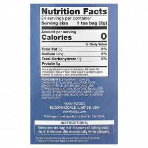 NOW Foods, Nighttime™, чай, без кофеина, 24 чайных пакетика, 48 г (1,7 унции) (Товар снят с продажи) в Москве - eco-herb.ru | изображение NOW Foods, Nighttime™, чай, без кофеина, 24 чайных пакетика, 48 г (1,7 унции) (Товар снят с продажи) в Москве - eco-herb.ru | фото