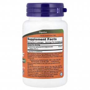 NOW Foods, OralBiotic®, 60 пастилок в Москве - eco-herb.ru | фото