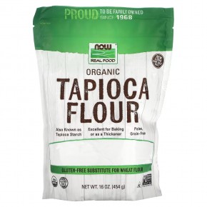 NOW Foods, Organic Tapioca Flour, 16 oz (454 g) в Москве - eco-herb.ru | фото