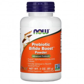 NOW Foods, Prebiotic Bifido Boost, порошок с пребиотиком, 85 г (3 унции) - описание | фото