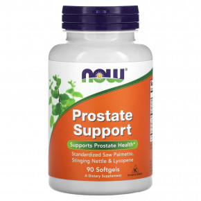 NOW Foods, Prostate Support, 90 мягких таблеток - описание