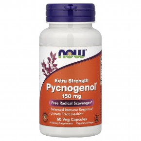 NOW Foods, Pycnogenol®, 60 растительных капсул в Москве - eco-herb.ru | фото