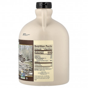 NOW Foods, Real Food, органический кленовый сироп, класс A, темный цвет, 1,89 л (64 жидк. унции) в Москве - eco-herb.ru | фото