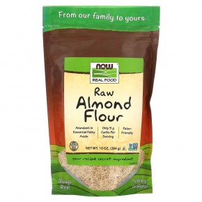 NOW Foods, Real Food, Raw Almond Flour, 10 унций (284 г) - описание