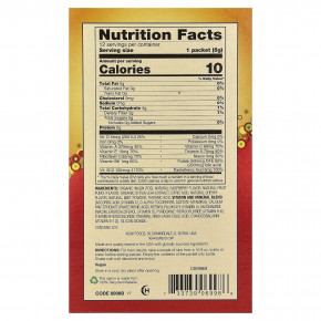 NOW Foods, Real Food, Slender Sticks™, тропический пунш, 12 стиков по 5 г (0,18 унции) в Москве - eco-herb.ru | фото