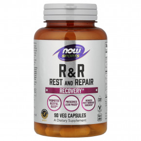 NOW Foods, Rest & Repair, 90 растительных капсул - описание | фото