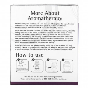 NOW Foods, Solutions, диффузор для масла с USB, 1 шт. в Москве - eco-herb.ru | фото