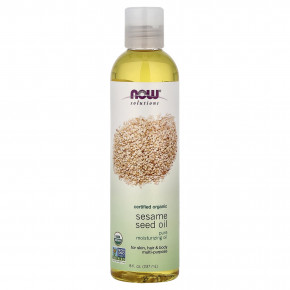 NOW Foods, Solutions, кунжутное масло, 237 мл (8 жидк. унций) в Москве - eco-herb.ru | изображение NOW Foods, Solutions, кунжутное масло, 237 мл (8 жидк. унций) в Москве - eco-herb.ru | фото