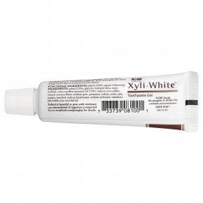 NOW Foods, Solutions, XyliWhite™, зубная паста-гель, кокосовое масло, мята, 28 г (1 унция) в Москве - eco-herb.ru | фото