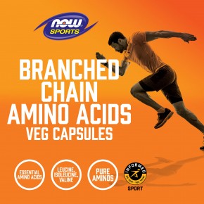 NOW Foods, Sports, аминокислоты с разветвленной цепью, 120 растительных капсул в Москве - eco-herb.ru | фото