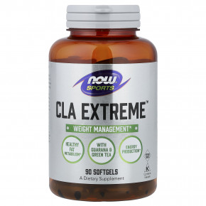 NOW Foods, Sports, CLA Extreme™, 90 капсул - описание | фото