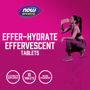 NOW Foods, Sports, Hydrate, шипучая смесь для здоровья, апельсин и клубника, 10 таблеток, 51 г (1,8 унции) в Москве - eco-herb.ru | изображение NOW Foods, Sports, Hydrate, шипучая смесь для здоровья, апельсин и клубника, 10 таблеток, 51 г (1,8 унции) в Москве - eco-herb.ru | фото