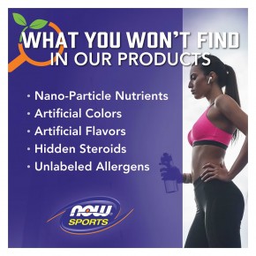 NOW Foods, Sports, MCT в форме порошка с сывороточным протеином, без ароматизаторов, 454 г (1 фунт) в Москве - eco-herb.ru | фото
