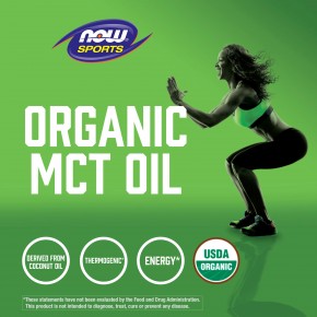NOW Foods, Sports, органическое масло со среднецепочечным триглицеридом, 32 ж. унц. (946 мл) в Москве - eco-herb.ru | фото