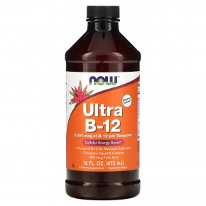 NOW Foods, Ultra B-12, 16 жидких унций (473 мл) - описание