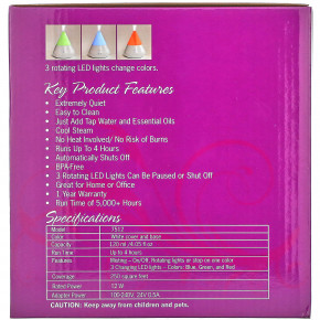 NOW Foods, ультразвуковой диффузор масла, 1 шт. в Москве - eco-herb.ru | изображение NOW Foods, ультразвуковой диффузор масла, 1 шт. в Москве - eco-herb.ru | фото