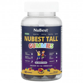 NuBest, Nubest Tall®, жевательные мармеладки, ягодное ассорти, 60 жевательных таблеток в Москве - eco-herb.ru | изображение NuBest, Nubest Tall®, жевательные мармеладки, ягодное ассорти, 60 жевательных таблеток в Москве - eco-herb.ru | фото