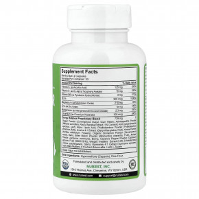 NuBest, уровень сахара в крови, 60 вегетарианских капсул в Москве - eco-herb.ru | фото