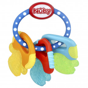 Nuby, IcyBite ключи, от 3 месяцев, синий, зеленый и желтый, 1 шт. (Товар снят с продажи) в Москве - eco-herb.ru | изображение Nuby, IcyBite ключи, от 3 месяцев, синий, зеленый и желтый, 1 шт. (Товар снят с продажи) в Москве - eco-herb.ru | фото