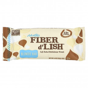 NuGo Nutrition, Fiber d'Lish®, батончик Blondie, 16 батончиков по 45 г (1,6 унции) в Москве - eco-herb.ru | фото