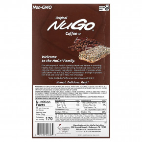 NuGo Nutrition, Кофейный батончик, 15 батончиков по 50 г (1,76 унции) в Москве - eco-herb.ru | фото