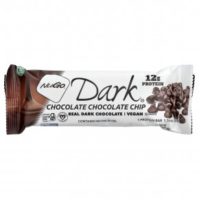 NuGo Nutrition, Dark®, протеиновые батончики, шоколад с шоколадной крошкой, 12 батончиков по 50 г (1,76 унции) в Москве - eco-herb.ru | изображение NuGo Nutrition, Dark®, протеиновые батончики, шоколад с шоколадной крошкой, 12 батончиков по 50 г (1,76 унции) в Москве - eco-herb.ru | фото