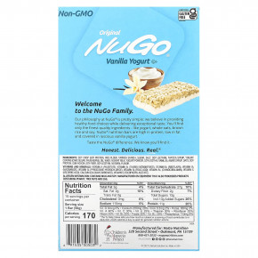 NuGo Nutrition, Original Bar, ванильный йогурт, 15 батончиков, 50 г (1,76 унции) в Москве - eco-herb.ru | изображение NuGo Nutrition, Original Bar, ванильный йогурт, 15 батончиков, 50 г (1,76 унции) в Москве - eco-herb.ru | фото