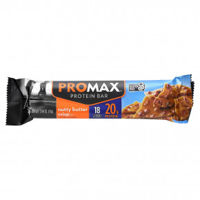NuGo Nutrition, Promax Protein Bar, хрустящий с ореховой пастой, 12 батончиков по 75 г (2,64 унции) в Москве - eco-herb.ru | фото