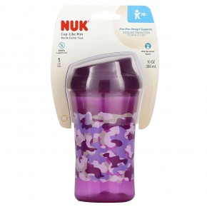 NUK, Cup-Like Rim, 18+ Months, Purple, 10 oz (300 ml) - описание